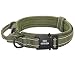 PET ARTIST Collier tactique personnalisé pour chien avec boucle en métal robuste,Collier militaire réfléchissant rembourré en flanelle douce,Collier réglable nylon pour chiens de moyenne grande taille