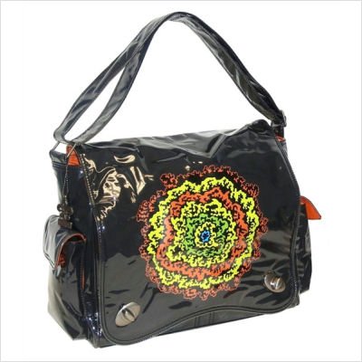 Sam Messenger Diaper Bag Color: Orange Sunburst
