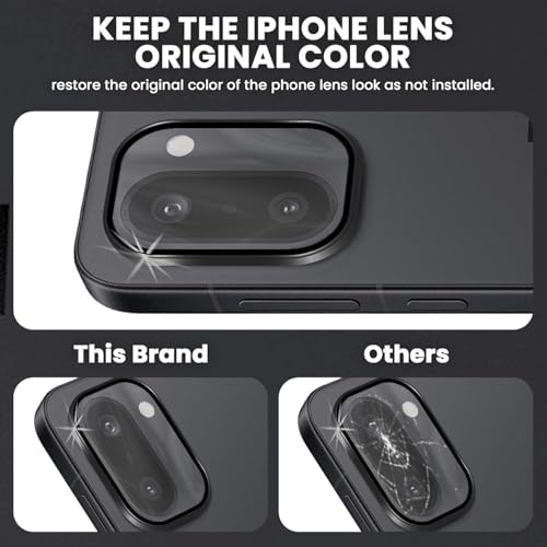Image of FabeKee Camera Lens Protectors for OnePlus 15R Tough HD Individual Aluminum Alloy Lens Ring Cover, Scratch Resistant, Full Lens Cover| Black