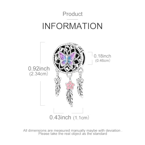 Image of 925 Sterling Silver Charms,Hypoallergenic Beads,Compatible with Pandora Bracelets and Necklaces,Women Holiday Gift Pendants