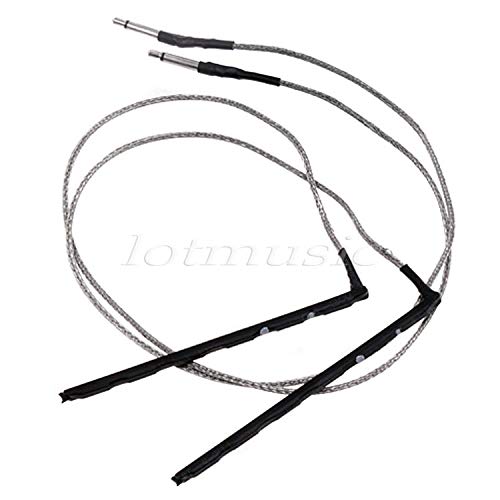 Guitar Parts 2 Pcs Classical Guitar Under Saddle Pickup for