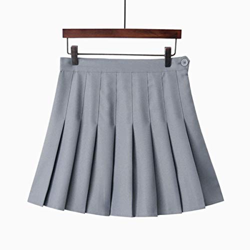 Girls Women High Waisted Pleated Skirt Plain Plaid A-line Mini Skirt Skater Tennis School Uniform Skirts Lining Shorts4
