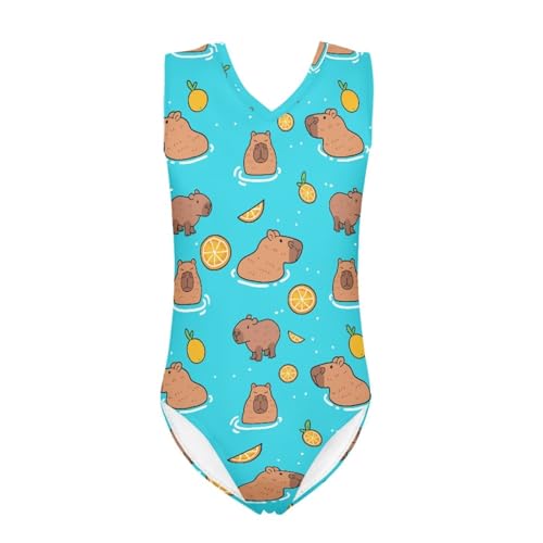 KEIAHUAN Gymnastics Leotards for Girls Sleeveless Bodysuit Dance Leotards Performance Costume