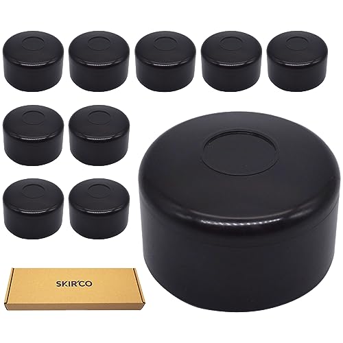 Miniatura 2 de Skir Co 10 Uds Tapones Para Postes De Valla Redondos De 51 Mm En Color Negro, Tapas De Plástico Para Postes De Valla Redondos, Cubiertas Para Postes De Valla, Color Negro Ral 9005