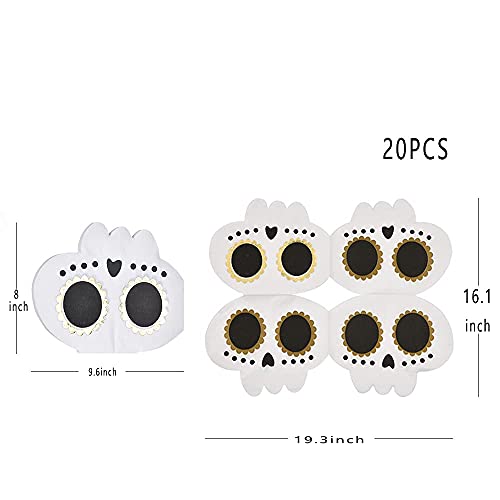 Ggboy 80 Pcs Halloween Napkins Ghost Witch Skull Pumpkin Halloween Paper Napkins, Halloween Theme Party Napkins Halloween Cocktail Napkins Halloween Napkins For Decoupage Halloween Tableware #TOP7