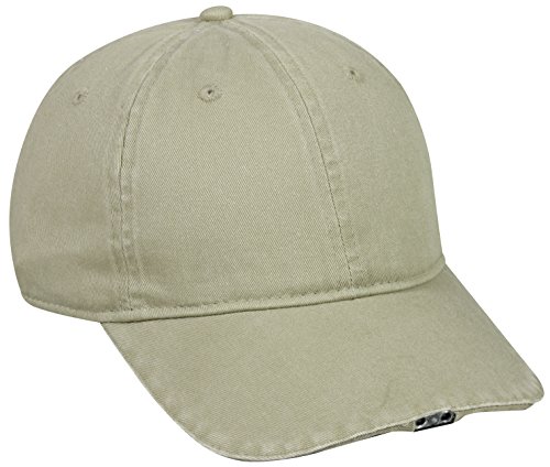 Mossy Oak Hi-Beam LED Cap 3 Lights, 1 Undervisor Light, Khaki