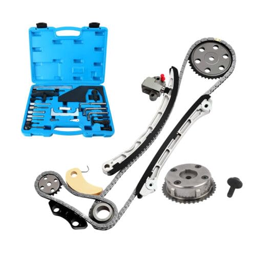 Kit catena di distribuzione compatibile con CX-7 3 6 2.3L MPS Turbo 2.3 DISi MPV 2.3L 4WD L3K9- Catena di distribuzione VVT Set di ingranaggi Strumento albero a camme