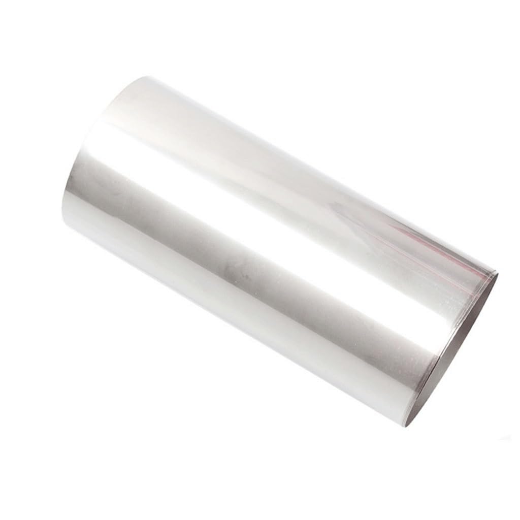 Rolki folii metalowej， 1 szt. Taśma tytanowa TA2 Folia Ti Cienka blacha Odporność na korozję Medyczna obróbka lotnicza(400mm,0.1mmx200mm)