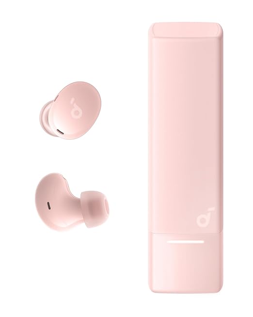 soundcore A30I, Noise Cancelling in Ear Earbuds,Stylish Design, Lightweight Comfort, Clear Sound Super Clear and Powerful Bass, 24H Playtime, Ip54, Fast Charge 10Min=120 Min,Bluetooth 5.4-Pink