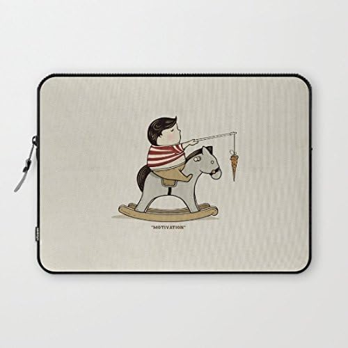 Longdong 15" Motivation On Cockhorse Computer Case Bag Slim Protective Laptop Sleeve Cover for MacBook Pro / Laptops / Notebook