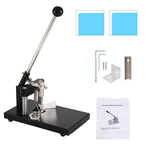 Ironwalls Corner Rounder Punch Heavy Duty, 1.2”/30Mm Thickness Manual Corner Rounder Paper Punch Cutter With R6Mm R10Mm Interchangeable Dies For Heavy Cardstock, Plastic, Aluminum Sheet #TOP14
