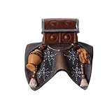  Holyart Selle Bagages pour éléphant Debout crèche Original Bois Peint Val Gardena 10 cm
