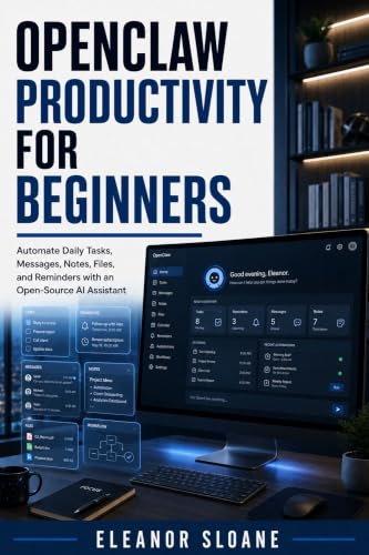 OpenClaw Productivity for Beginners: Automate Daily Tasks, Messages, Notes, Files, and Reminders with an Open-Source AI Assistant