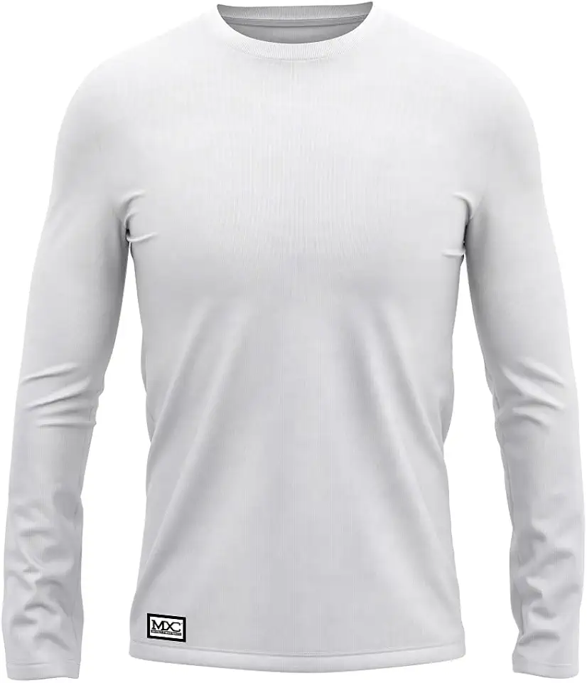 Camiseta Masculina Lisa Algodão Premium Manga Longa MXC BRASIL