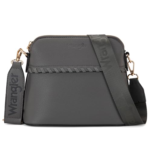 Image of Wrangler 3PCS Purses for Women Tote Bag Crossbody Handbag and Wallet Set with Guitar Strap
