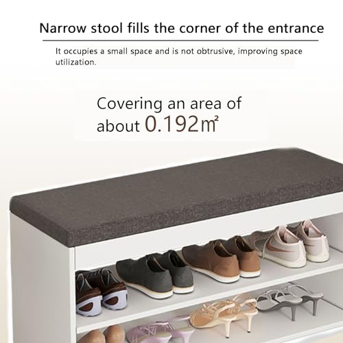Rangement à chaussures blanc parfait pour l'entrée et le couloir - 5