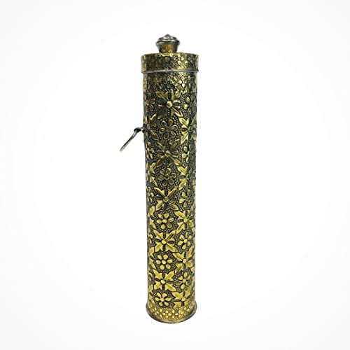 Image of RIOMAX Incense Stick Storage Container /Agarbatti Storage Box /Incense Holders Storage (Golden Oxidised)