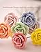 wybdtic 9 pcs Handmade Ceramic Roses,Featuring Vibrant Colors and Intricate Petal Details，Wedding Decoration Christmas Decor Gift Providing Long-Lasting Beauty Without The Hassle (Colour)