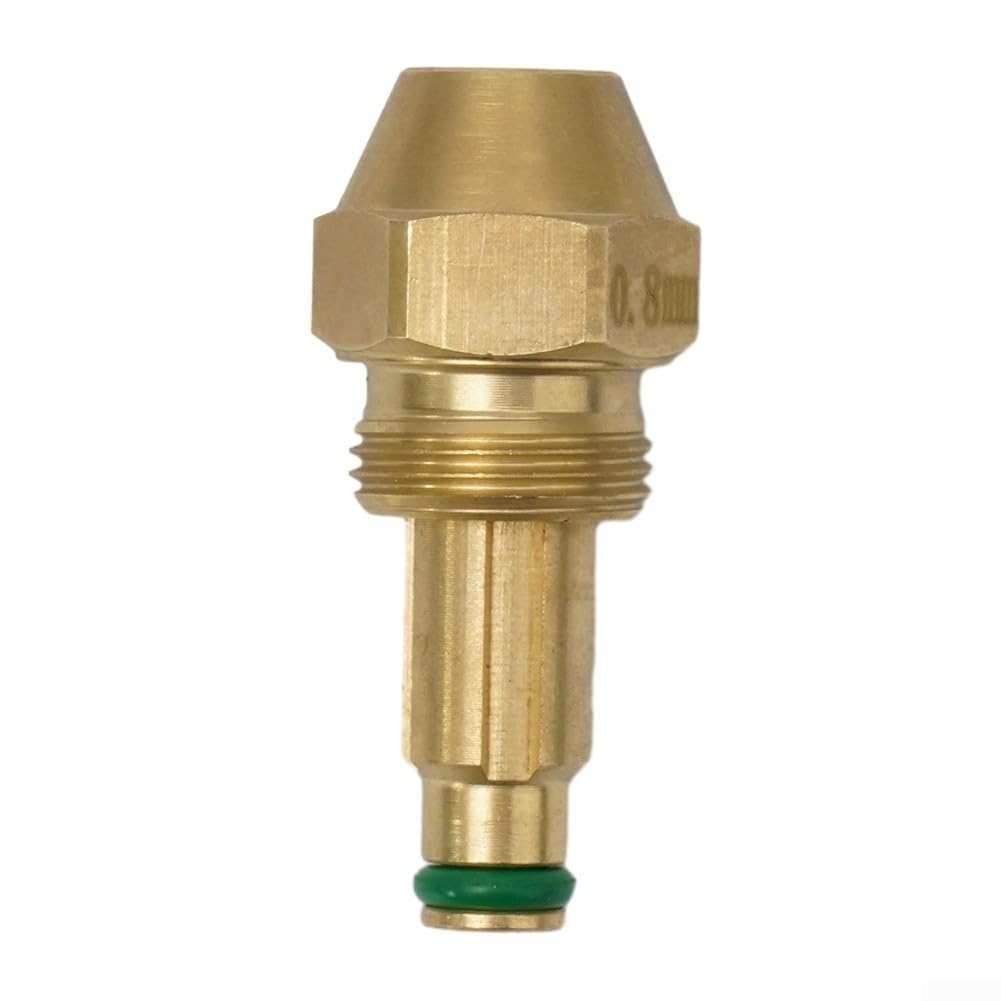 Messing-Siphon-Öldüse – 2,0 Mm, Für Altölbrenner, Schweröl, Pflanzenöl, Niederdruck-Zerstäubung, Mit Gutem Durchfluss