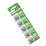 Hangsu 5pcs CR2016 Lithium Coin Cell Button Batteries High Capacity 3V Lithium for Small Electronics Daily Need