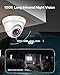 Loocam Security Camera 1080p HD 1920TVL, Hybrid 4-in-1 CVI/TVI/AHD/CVBS Dome Wired Camera, 100ft IR Night Vision, IP66 Weatherproof for CCTV DVR Surveillance Camera System Outdoor Indoor