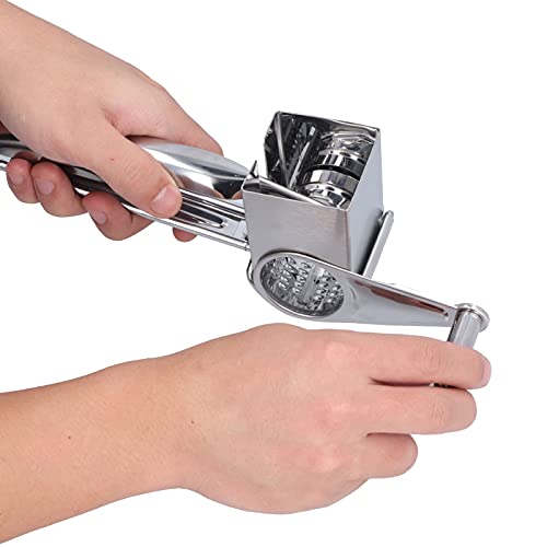 Rallador rotatorio de acero inoxidable manual para queso miniatura 7