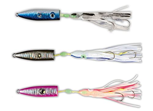 Pesca Verticale Jig Kabura Per Pesca - Esca Artificiale Da 125g, Kit 2 Pezzi Per Dentice E Predatori Esca Artificiale Dentice