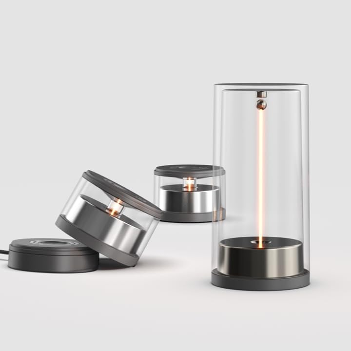 AUGE LIGHT Lámpara de vela LED 4 en 1, sin llama, luz nocturna, lámparas minimalistas, luces de mesa inalámbricas, luces portátiles recargables, regalos creativos, regalo de cumpleaños para hombres,
