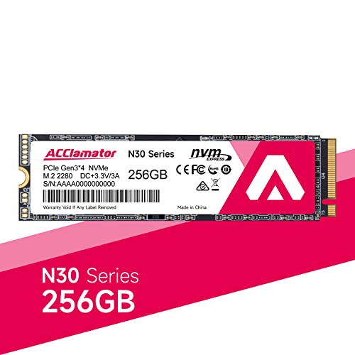 Acclamator N30 NVMe SSD 256GB 試用記録 | ちょうべいのThinkPad