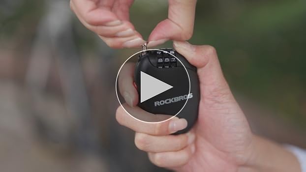 Amazon.co.jp: ROCKBROS(ロックブロス)ワイヤーロック 巻き取り