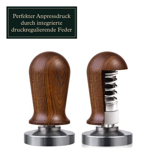 Tamper Set 58mm von Vienesso für Barista Druckregulierend