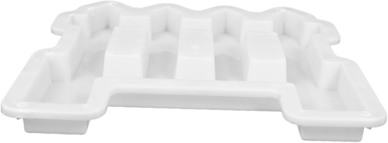 Garden Fence Mold Flower Fence Plastic Design for Landscaping Decorative Garden Borders Easy to Use Reusable Mold