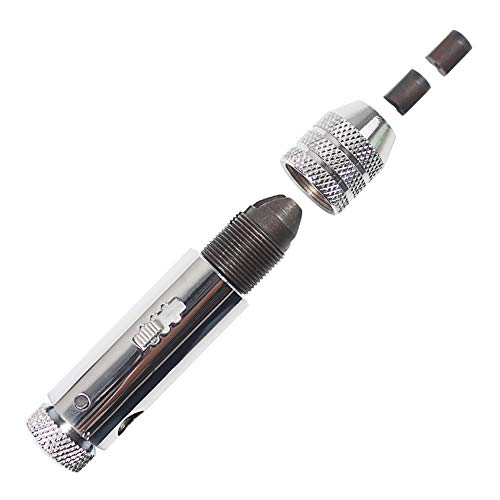 eoocvt Adjustable Silver T-Handle Ratchet Tap Holder Wrench with M3-M8 Metric Tread Tap Manual Tapping Accessories