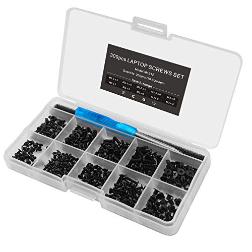 Mcsher 300Pcs Laptop Notebook Screws Kit Set For Ibm Hp Dell Lenovo Samsung Sony Toshiba Gateway #TOP4