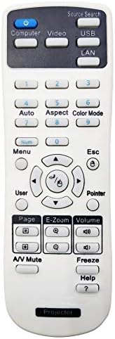 INTECHING 2181788 Projector Remote Control for Epson EX3260, EX5260, VS250, VS350, VS355, Pro EX7260 EX9210 EX9220, Home Cinema 1060/660/ 760, PowerLite 109W 1266 1286 2042 2142W 2247U 970 980W 990U
