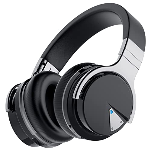 phonicgrid E7 Active Noise Cancelling Headphones, Over Ear Bluetooth Headphones ...