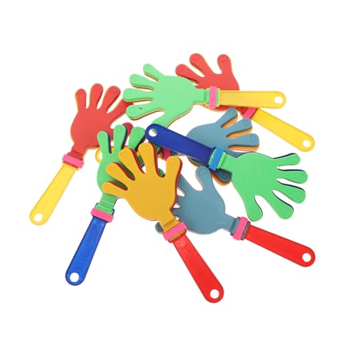 Gatuida Aplaudidores De Mano Pequeños 8 Piezas Plástico Colores Vibrantes Sonido Fuerte Para Niños Fiestas Eventos Deportivos Matracas Ruido Fiesta
