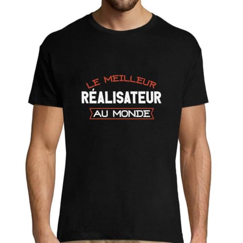 T-Shirt Homme Réalisateur Imprimé en France en Coton pour Papa