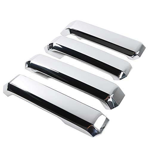 Rt-Tcz Inner Door Handle Cover Trim Interior Decoration For Ford F150 2015-2021 Up Interior Accessories Kit Chrome #TOP1