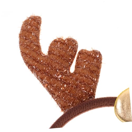 BESPORTBLE Tiaras De Natal Acessórios De Cabelo De Natal Faixa De Férias Argola De Cabelo De Chifre