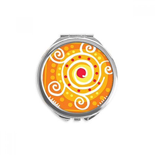 Miroir portable orange mexique totems pour corriger son maquillage partout