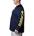 Columbia NCAA Michigan Wolverines Men's Terminal Tackle Long Sleeve Shirt, Large, UM - Navy/Yellow