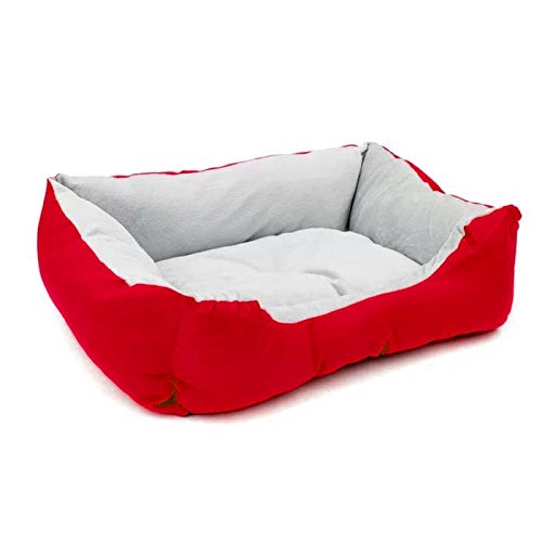 Gorgeous Super Soft Reversable Dual Red-Cream (Dog and Cat Bed)-Medium (B07DQFMMXK) Amazon Price History, Amazon Price Tracker