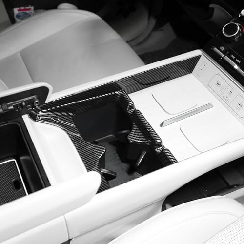 Garniture porte-gobelet en fibre de carbone pour Hyundai Santa FE 2024