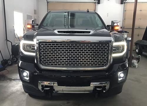 Lámparas LED antiniebla 30W con biseles iJDMTOY para GMC Sierra miniatura 4