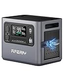 AFERIY P280 Portable Power Station 2800W, 2048Wh LFP Battery Expandable to 10.24kWh,1.5H Fast Charging, 2x140W USB-C Output, 220V-240V, Solar Generator for Camping, Home,Off-grid, 7-Year Warranty