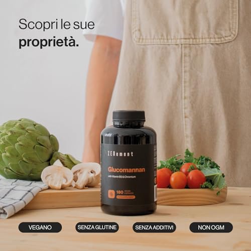 Konjac Glucomannano, Radice, Konjac, Pure Naturals, 2000 Mg, 180 - Foto 4