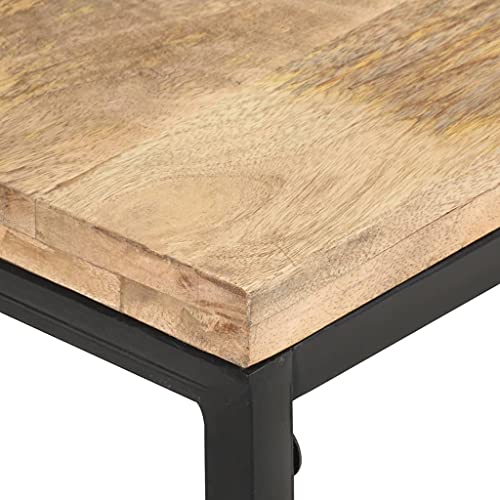 Table basse bois manguier massif table de salon rustique design