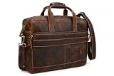 MATERIAL PREMIUM: este bolso bandolera está hecho de cuero de grano completo vintage de alta calidad con costuras duraderas y desarrolla una pátina única con el tiempo mientras mantiene su integridad estructural