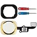 FirefixTM for Iphone 6S and 6S Plus Home button with flex cable and touch ID sensor assembly (gold)